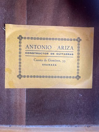 Guitarra Flamenca Antonio Ariza del 1970s!!