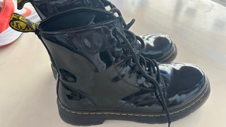 Botas Dr. Martens Mujer Negras Charol
