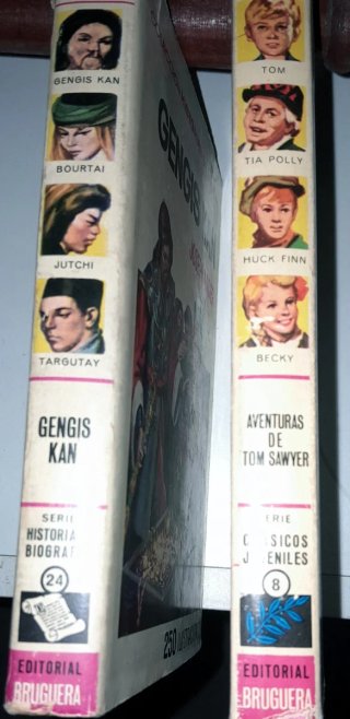 Aventuras de Tom Sawyer 1968. Gengis Kan 1967.