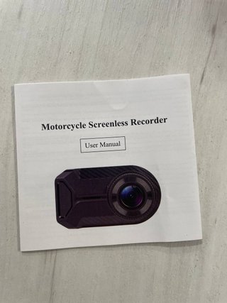 Mini Dashcam Moto 1080P IP66 Frontal