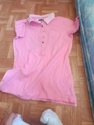 Polo Tommy Hilfiger Rosa Talla M
