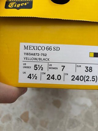 Onitsuka Tiger Mexico 66 SD Amarillas