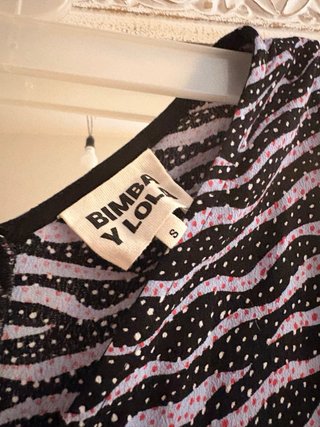 Vestido Bimba y Lola estampado cebra