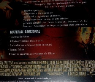 SLITHER, ( LA PLAGA ) DVD STEELBOOK DESCATALOGADA