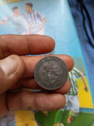 Moneda 10 Céntimos 1870
