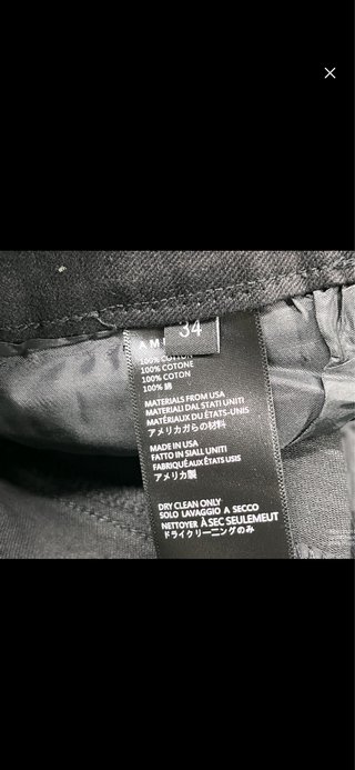 Pantalones Amiri Negros