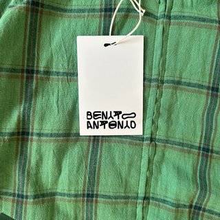 Zara x Bad Bunny Jaqueta Xadrez Verde