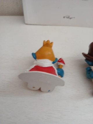 Set 2 Puffi Smurfs The Smurfs puffo re e cowboy