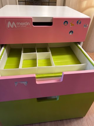 Mueble infantil 3 cajones 60x50x64