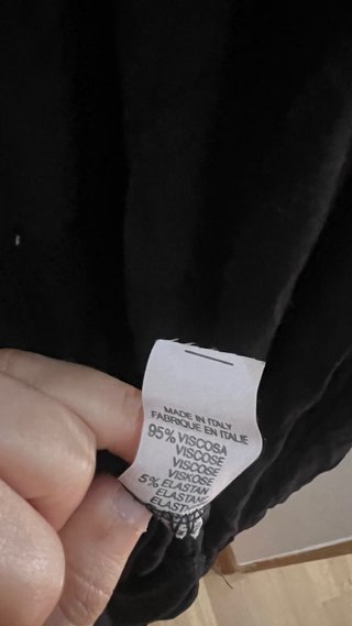 Vestido negro boho talla única