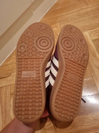 Adidas Samba Morado y Blanco