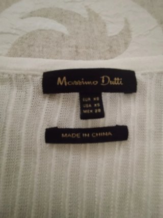 Chaqueta Massimo Dutti blanca
