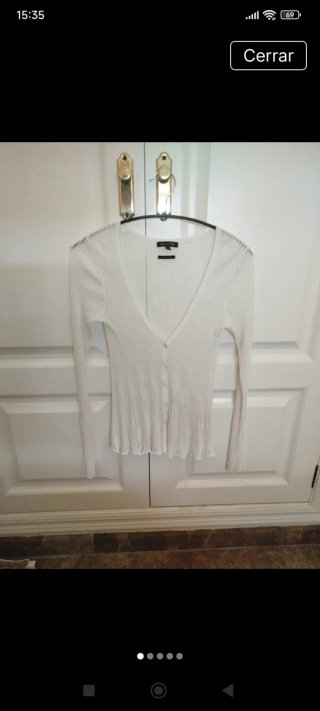 Chaqueta Massimo Dutti blanca
