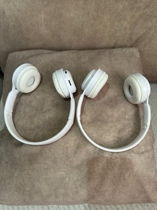 Pack 2 Auriculares Blancos Cómodos