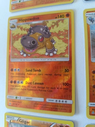 Lote Pokémon Lucha Tierra EX Holo Reverse