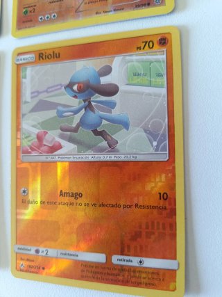 Lote Pokémon Lucha Tierra EX Holo Reverse