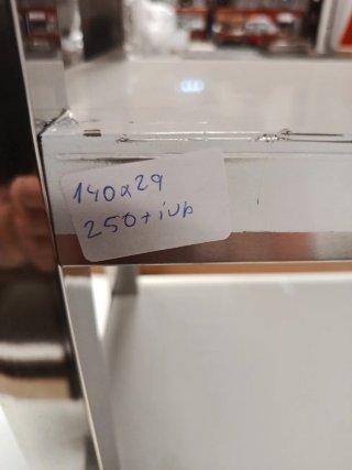 ESTANTE PASE COCINA ACERO 1.4M MIRA MI PERFIL