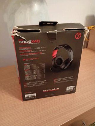 Cascos Gaming Ozone Rage X40 con micrófono