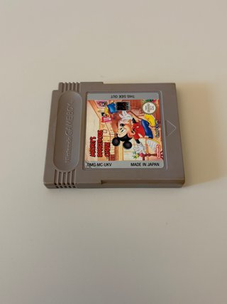 mickey's dangerous chase nintendo game boy ukv