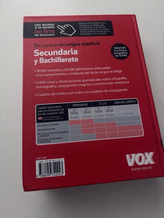 Diccionario secundaria y bachillerato lengua es...