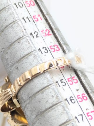 Anillo Oro 18k con Piedra Marrón