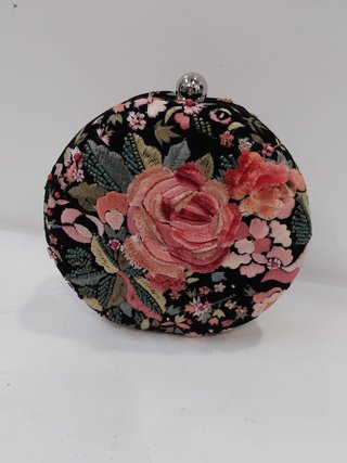 Bolso Minaudière Redondo Flores