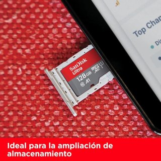 Tarjeta MicroSD Sandisk 128GB Clase 10