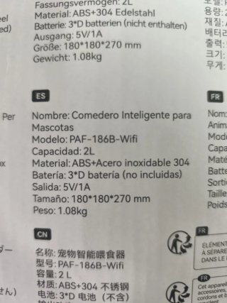 Comedero ROJECO para mascotas