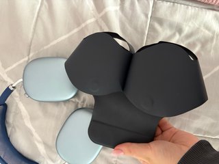 Airpods Max Azul + Soporte Cascos