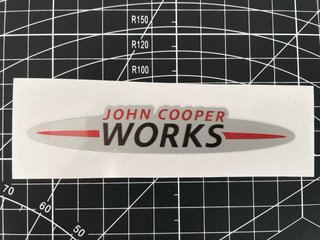 Pegatina Mini JCW John Cooper Works