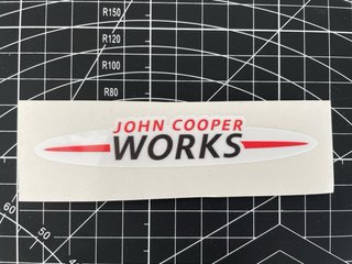 Pegatina Mini JCW John Cooper Works