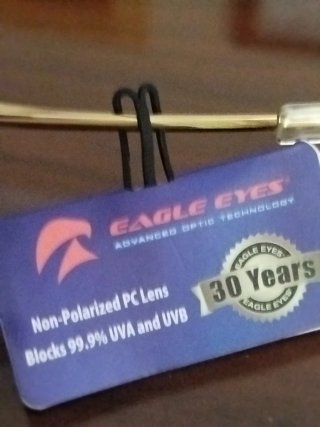 Gafas de sol Eagle Eyes doradas y marrones