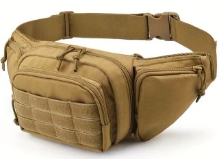 Riñonera Táctica Militar MOLLE Impermeable