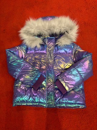 Chaqueta metalizada efecto aurora boreal 5-6