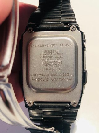 Reloj Seiko A965 Talking Watch 1984 - Raro