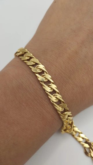 Pulsera Oro 18k Barbada 19,20gr