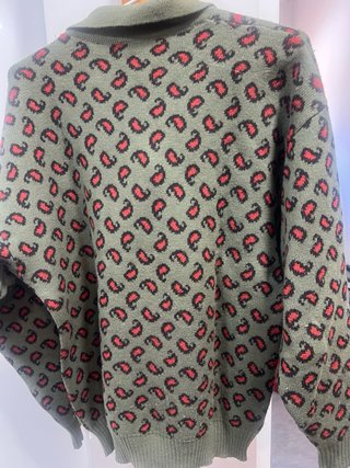 Jersey  tipo polo estampado