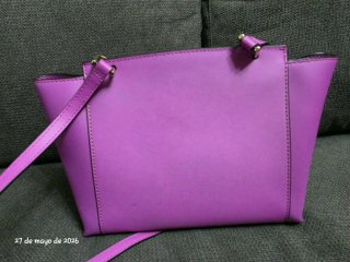 Bolso Emporio Armani Morado y Dorado