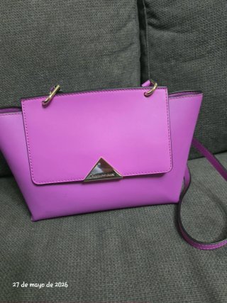 Bolso Emporio Armani Morado y Dorado