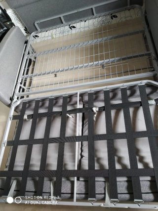 Sofá Cama 2 Plazas 140x200 Gris
