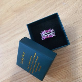 Anillo Plata 925 Circonitas Rosa Talla 19mm