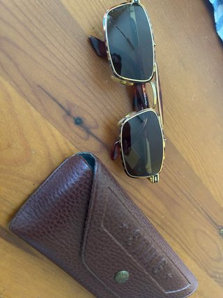 Gafas Sting Vintage Italianas Doradas Tortoise