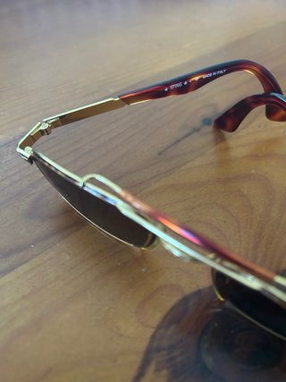 Gafas Sting Vintage Italianas Doradas Tortoise