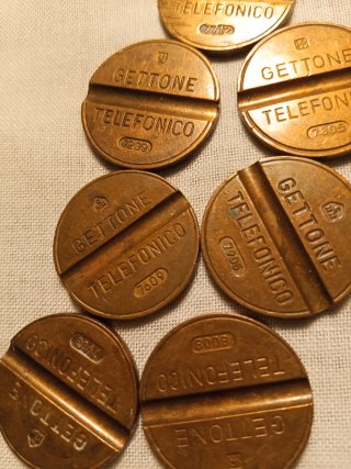Gettoni Telefonici - 7 Pezzi