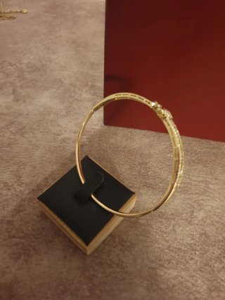 Pulsera chapada en oro 18k