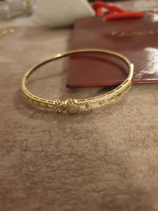 Pulsera chapada en oro 18k
