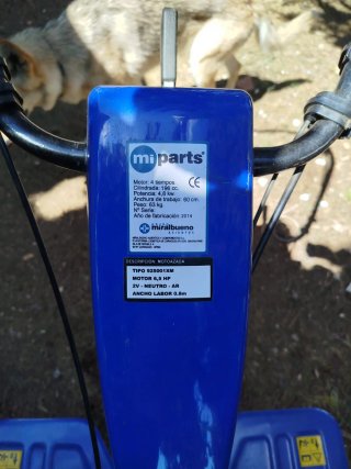 Motocultivador Mula Mecánica Azul