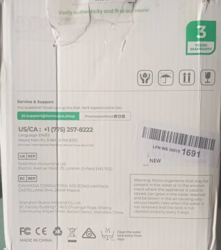 Humidificador y Difusor Homvana H103