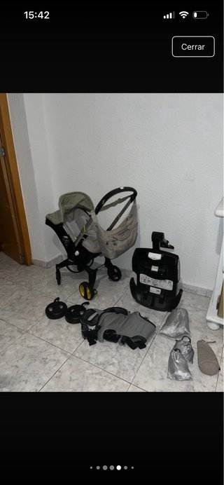 Mochila y hamaca para bebé