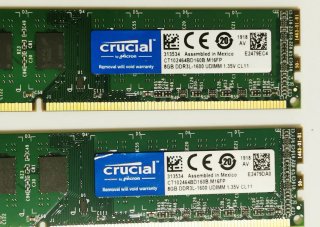 2x8GB DDR3 Memoria RAM Crucial